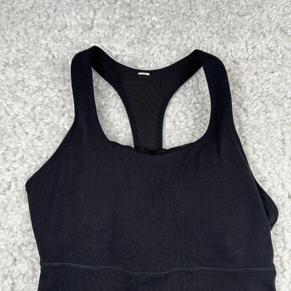 Lululemon Black Scoop Neck T-Back Tank - Picture 2 of 9